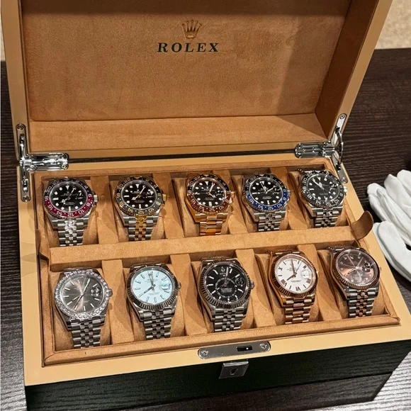 Rolex Multi 10 Watch Storage Display Box - Picture 6 of 11